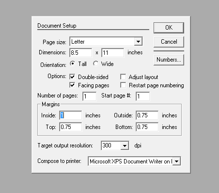 Adobe-PageMaker-Document-Setup-Tab