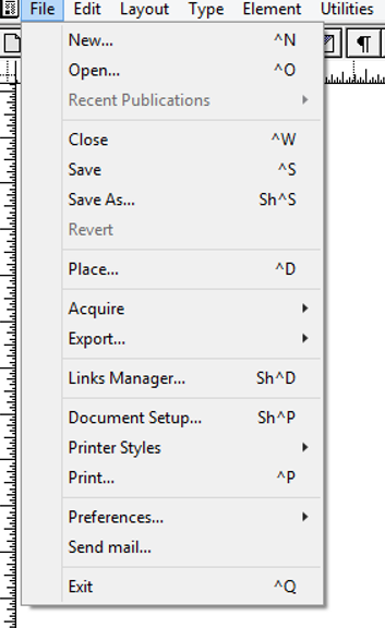 Adobe-PageMaker-File-Menu-Tab